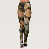 Wine Cork Design Leggings (Rückseite)