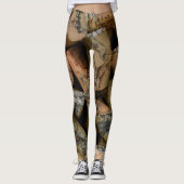 Wine Cork Design Leggings (Vorderseite)