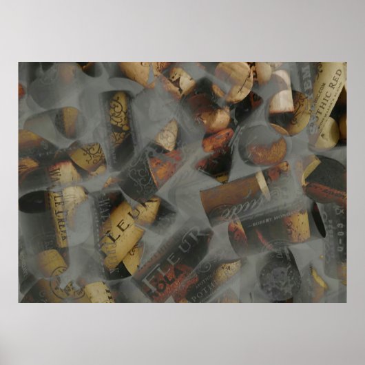 Wine Cork Design Poster (Vorne)