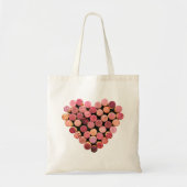 Wine Cork Heart Bag Tragetasche (Vorne)