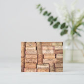 Wine Cork Mat Visitenkarte (Stehend Vorderseite)