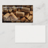 Wine Cork Piles Visitenkarte (Vorne/Hinten)