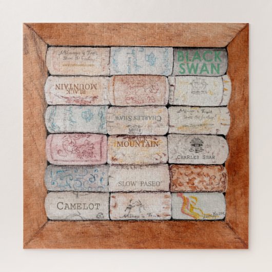 Wine Cork Trivet Puzzle (Vertikal)