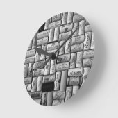 Wine cork wall clock runde wanduhr (Winkel)