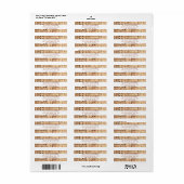 Wine Corks Address Labels (Vorne)
