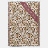 Wine Corks Custom Throw Blanket Decke (Vorderseite Vertikal)