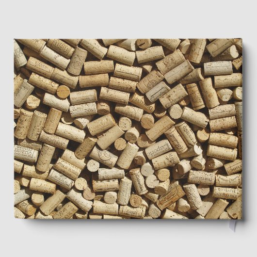 Wine Corks Gästebuch (Rückseite)
