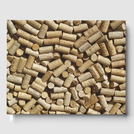 Wine Corks Gästebuch (Vorderseite)