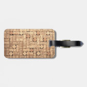 Wine Corks Gepäckmarke Gepäckanhänger (Rückseite horizontal)