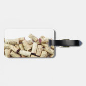 Wine Corks Gepäckmarke Gepäckanhänger (Rückseite horizontal)