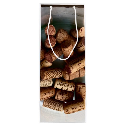 Wine Corks Geschenktüte Für Weinflaschen (Rückseite)