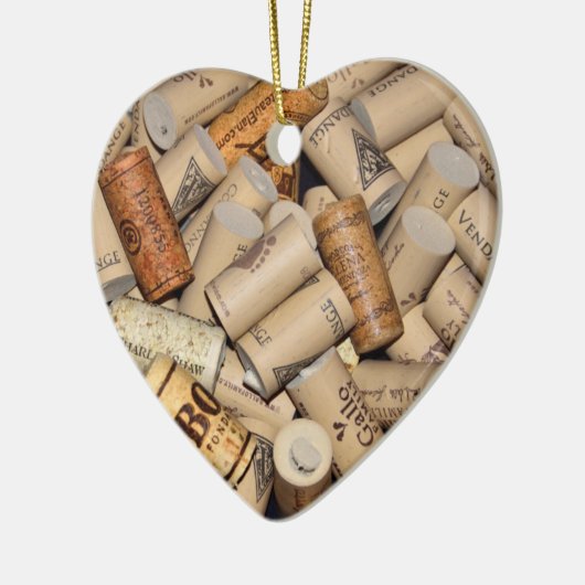 Wine Corks Keramikornament (Links)