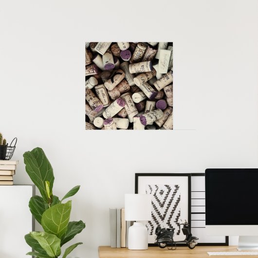 Wine Corks Küchenplakat Poster (Heimbüro)