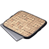 Wine Corks Laptop Sleeve (Vorne Knopf)