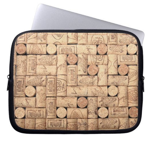 Wine Corks Laptop Sleeve (Vorderseite)