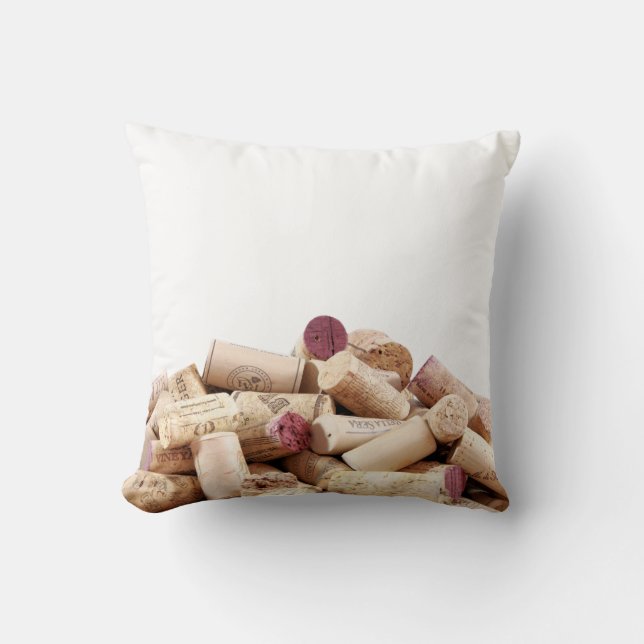 Wine Corks Pillow Kissen (Vorderseite)