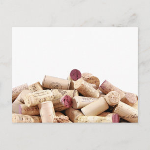 Wine Corks Postcard Postkarte
