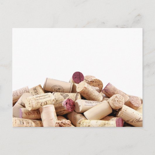 Wine Corks Postcard Postkarte (Vorderseite)