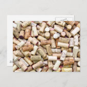 Wine Corks Postcard Postkarte (Vorne/Hinten)