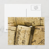Wine Corks Postkarte (Vorne/Hinten)