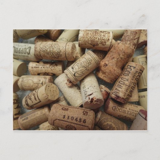 Wine Corks Postkarte (Vorderseite)