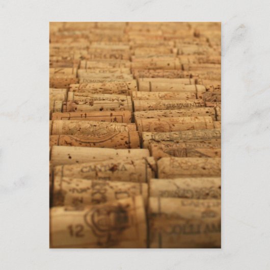 Wine Corks Postkarte (Vorderseite)