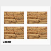 Wine Corks Rechteckiger Aufkleber (Blatt)