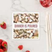 Wine Corks Serviette (Beispiel)