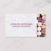 Wine Corks | Top-Ansicht Visitenkarte (Vorderseite)