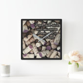 Wine Corks Zitat Wanduhr (Zuhause)