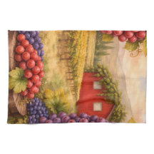 Wine Country Harvest Grapes Tea Towel – Vineyard 