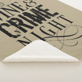 Wine & Crime Night - lustiges, wahres Verbrechen S Sherpadecke (3/4)