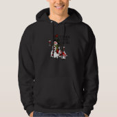 Wine  Cute Snowman I'm Dreaming Of A Wine Christma Hoodie (Vorderseite)