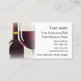 Wine Design Business Card Visitenkarte