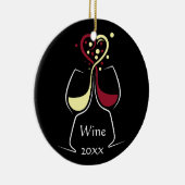 Wine Design Keramik Ornament (Rechts)