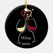 Wine Design Keramik Ornament (Hinten)