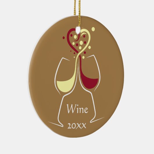 Wine Design Keramik Ornament (Rechts)