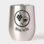 Wine Design Thermal Wine Tumbler (Vorderseite)