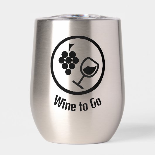 Wine Design Thermal Wine Tumbler (Vorderseite)