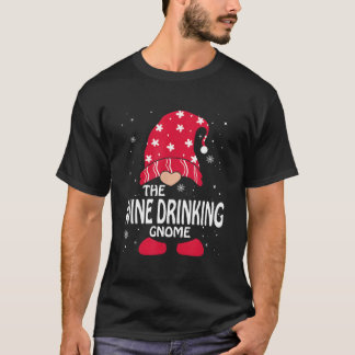 Wine Drinking Gnome Family Py T-Shirt