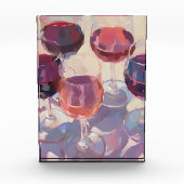 Wine drinks Red Tropical pink wine drink set Fotoblock (Vorderseite)
