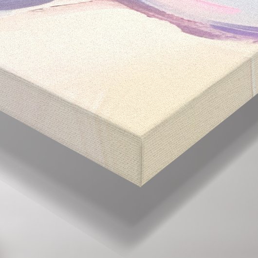 Wine drinks Red Tropical pink wine drink set Leinwanddruck (Ecke(Unten))