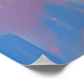 Wine drinks Red Tropical pink wine drink set Poster (Ecke)