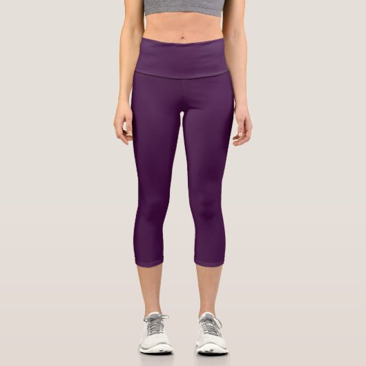Wine Elegance Capri Leggings (Vorderseite)