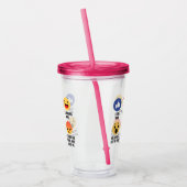 Wine Emojis Acryltrinkbecher (Links)
