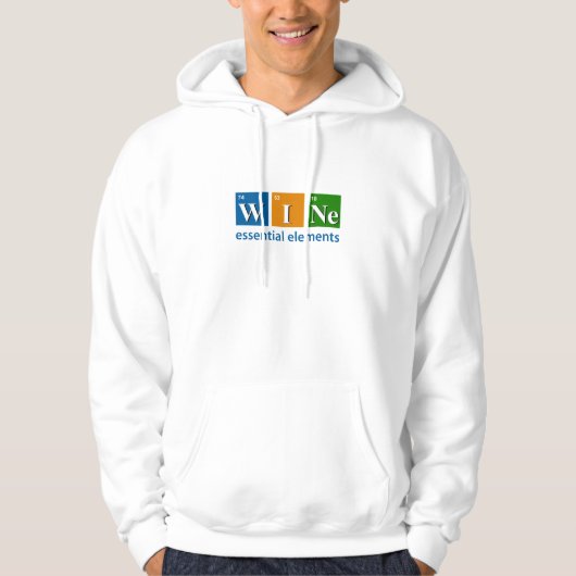 WINe Essential Elements Kapuzenpullover Hoodie (Vorderseite)