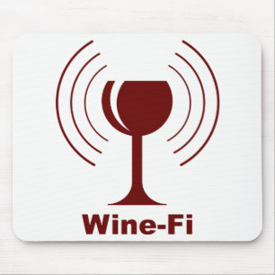 Wine-Fi-Spaß Mousepad