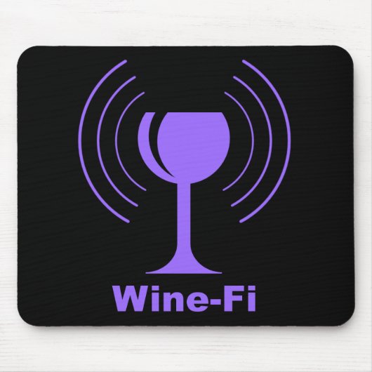 Wine-Fi-Spaß Mousepad (Vorne)