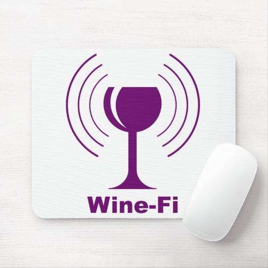 Wine-Fi-Spaß Mousepad (Mit Mouse)