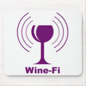 Wine-Fi-Spaß Mousepad (Vorne)
